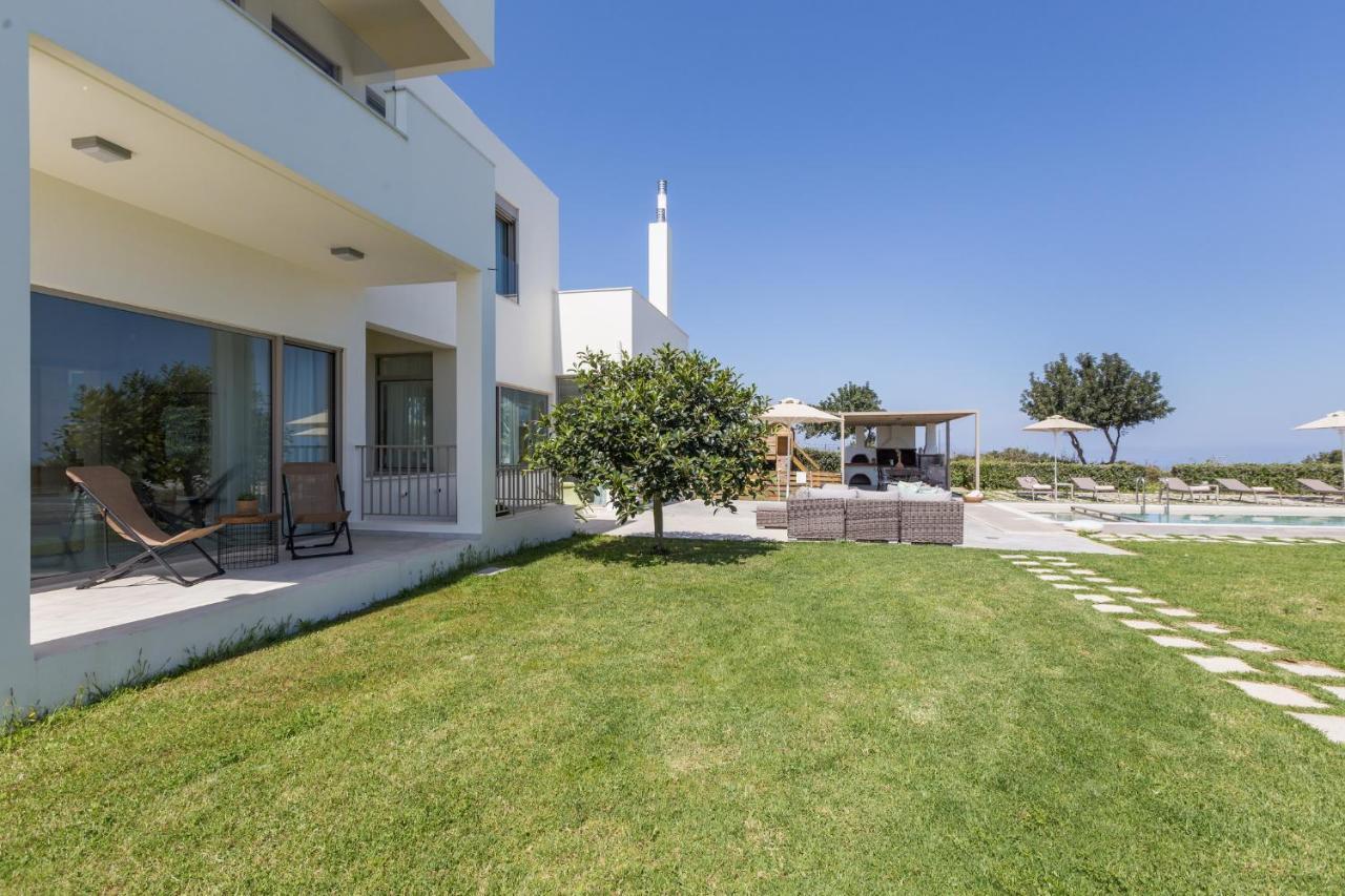 Lux Villa Mia With Heated Pool, 2Km To Beach & Childrens Area! Mikro Metochi 外观 照片