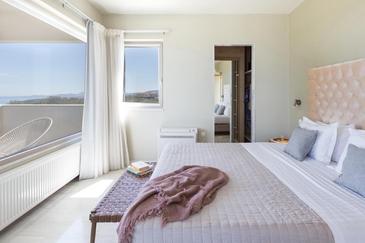 Lux Villa Mia With Heated Pool, 2Km To Beach & Childrens Area! Mikro Metochi 外观 照片