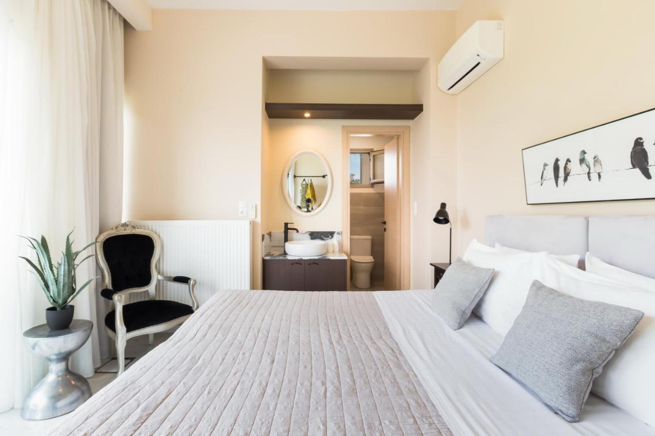 Lux Villa Mia With Heated Pool, 2Km To Beach & Childrens Area! Mikro Metochi 外观 照片
