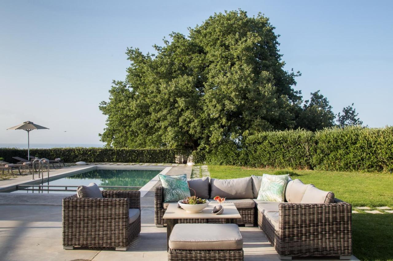 Lux Villa Mia With Heated Pool, 2Km To Beach & Childrens Area! Mikro Metochi 外观 照片